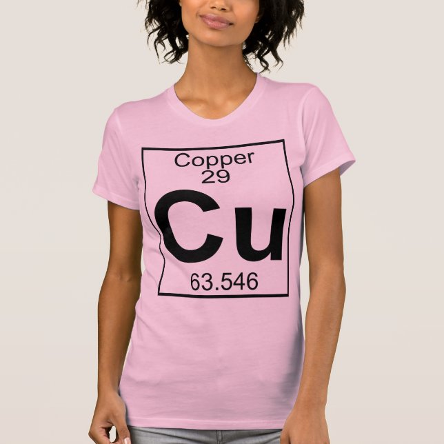 Element 029 - Cu - Copper (Full) T-Shirt (Front)