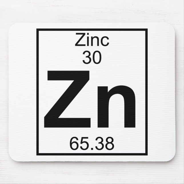 Element 030 - Zn - Zinc (Full) Mouse Mat (Front)