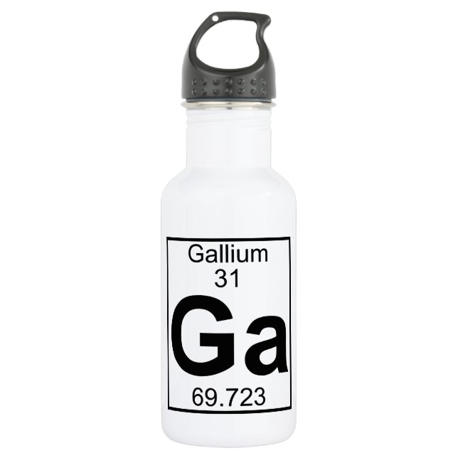Element 031 - Ga - Gallium (Full) 532 Ml Water Bottle (Front)