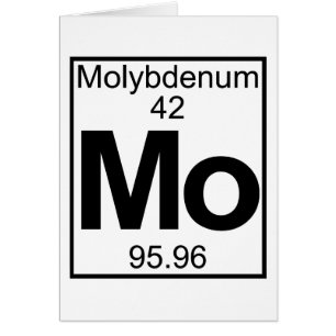 Element 042 - Mo - Molybdenum (Full)