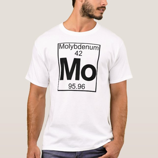 Element 042 - Mo - Molybdenum (Full) T-Shirt (Front)