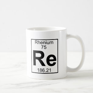 Element 075 - Re - Rhenium (Full) Coffee Mug