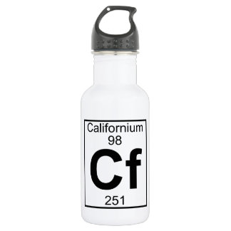 Element 098 - Cf - Californium (Full) 532 Ml Water Bottle
