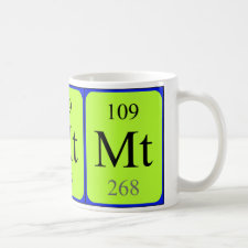 Meitnerium periodic table mug