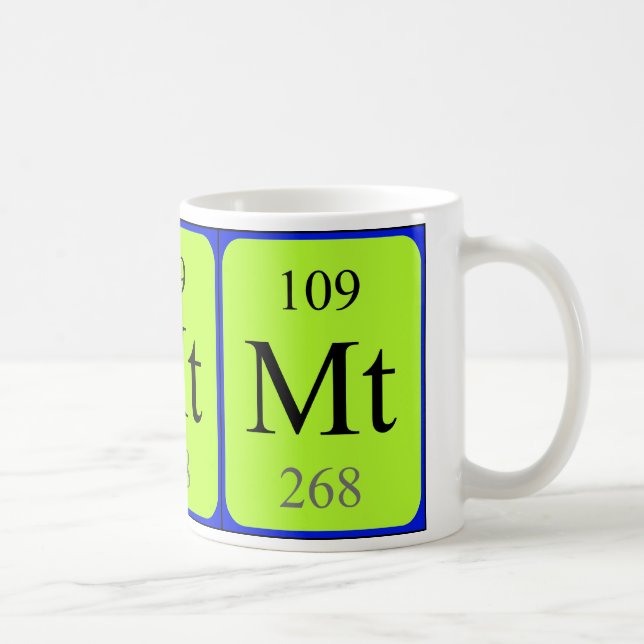 Element 109 mug - Meitnerium (Right)