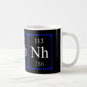 Element 113 mug - Nihonium black