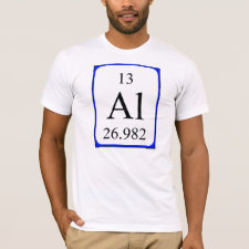 Aluminium periodic table shirt