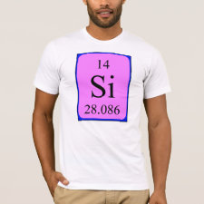 Silicon periodic table shirt