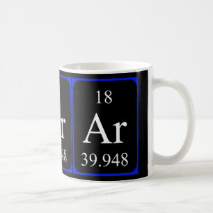 Element 18 mug - Argon black