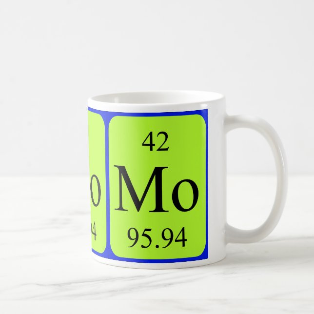 Element 42 mug - Molybdenum (Right)
