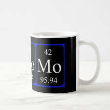 Molybdenum periodic table mug