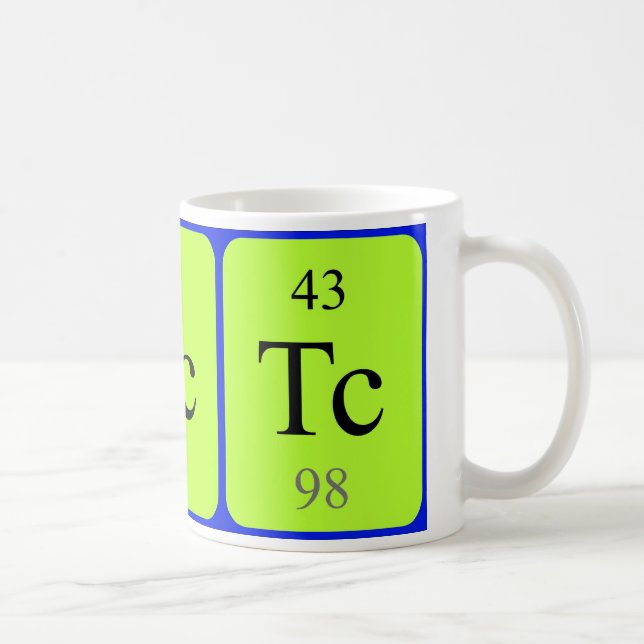 Element 43 mug - Technetium (Right)