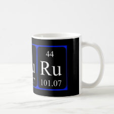 mug featuring the element Ruthenium