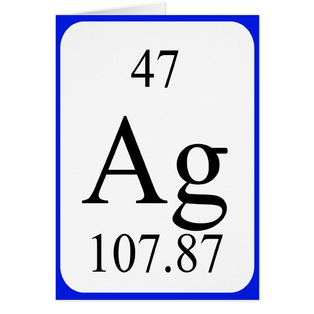 Element 47 card - Silver white (Front)