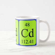 mug featuring the element Cadmium
