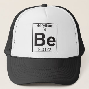 Element 4 - be (beryllium) trucker hat