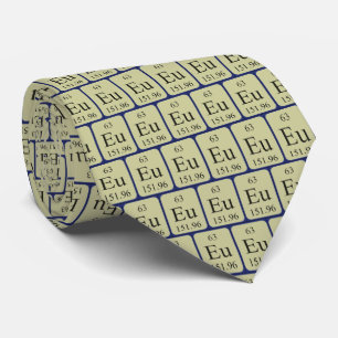 Element 63 Europium tie Transparent graphics