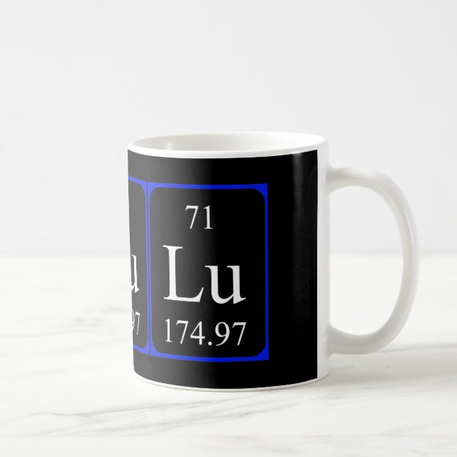 Element 71 mug - Lutetium (Right)