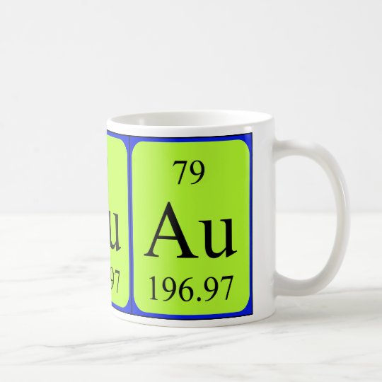 Element 79 mug - Gold