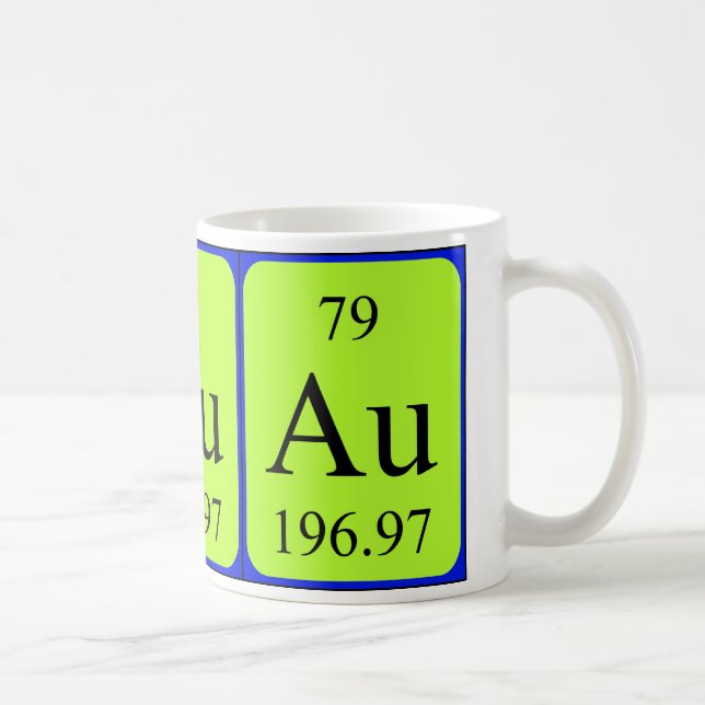 Element 79 mug - Gold (Right)