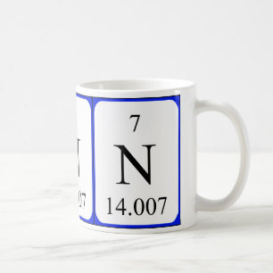 Element 7 white mug - Nitrogen