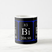 Element 83 mug - Bismuth black (Center)