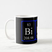 Element 83 mug - Bismuth black (Left)