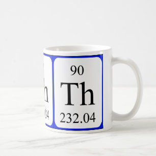 Element 90 white mug - Thorium