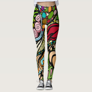 Element 9b Doodle Fine Art Leggings