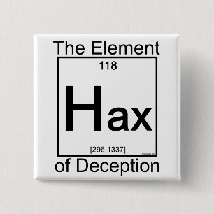 Element HAX 15 Cm Square Badge