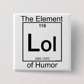Element LOL 15 Cm Square Badge