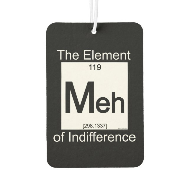 Element MEH Car Air Freshener (Back)