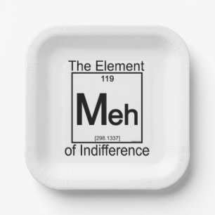 Element MEH Paper Plate