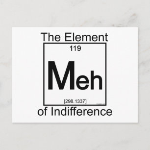 Element MEH Postcard