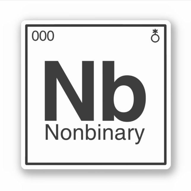 Element NB - Nonbinary Periodic Table (Front)
