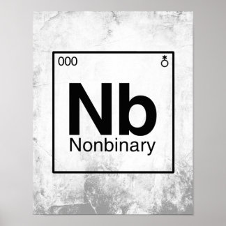 Element NB - Nonbinary Periodic Table Poster