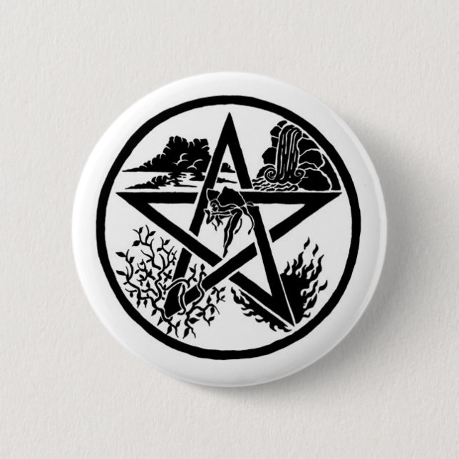Element Pentacle Button (Front)