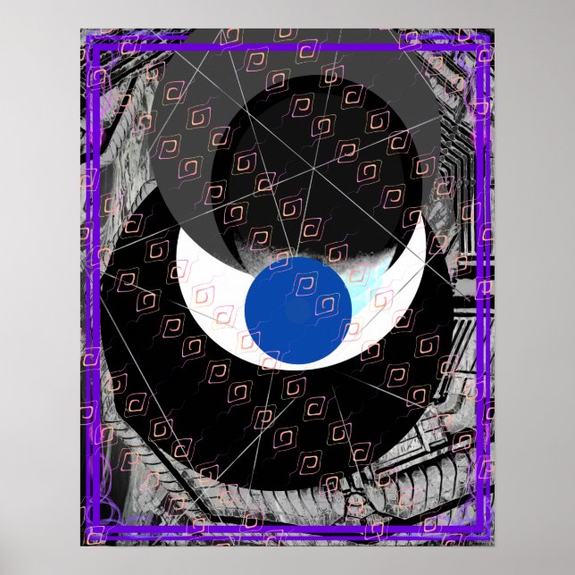 Elemental Air Within Water Meditation Aid Tattva Poster (Front)