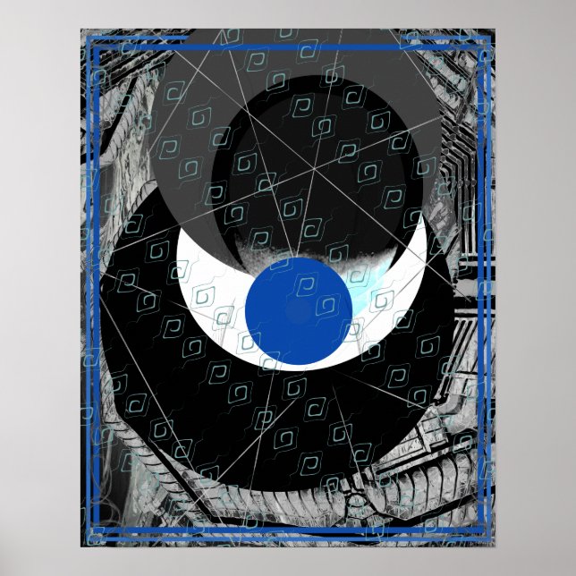 Elemental Air Within Water Meditation Aid Tattva Poster (Front)