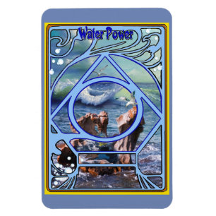 Elemental card design of Water Magnet