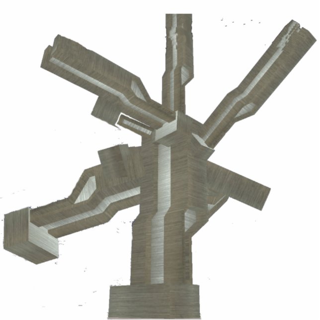 Elemental Construct Cutout Standing Photo Sculpture (Front)