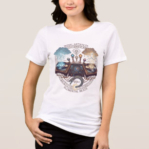 🎧 Elemental DJ – Master of Sound & Storms T-Shirt Tri-Blend Shirt