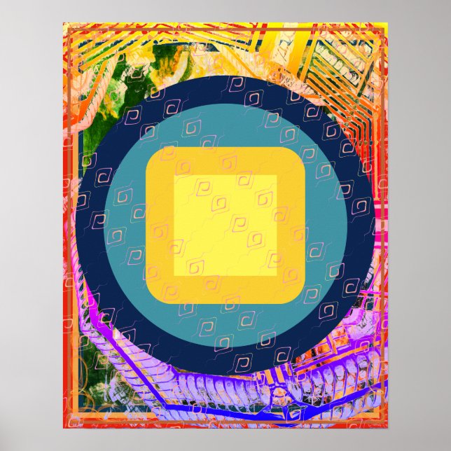 Elemental Earth Within Air Meditation Aid Tattva Poster (Front)