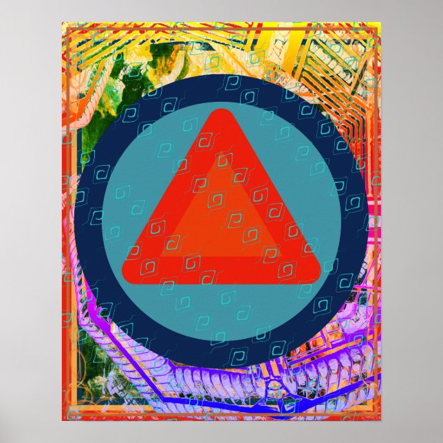 Elemental Fire Within Air Meditation Aid Tattva Poster (Front)