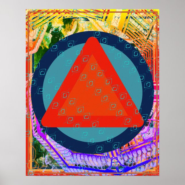 Elemental Fire Within Air Meditation Aid Tattva Poster (Front)