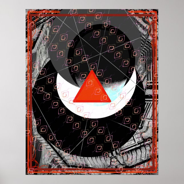 Elemental Fire Within Water Meditation Aid Tattva Poster (Front)