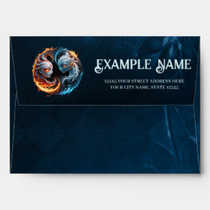 Elemental harmony, yin and yang of nature envelope