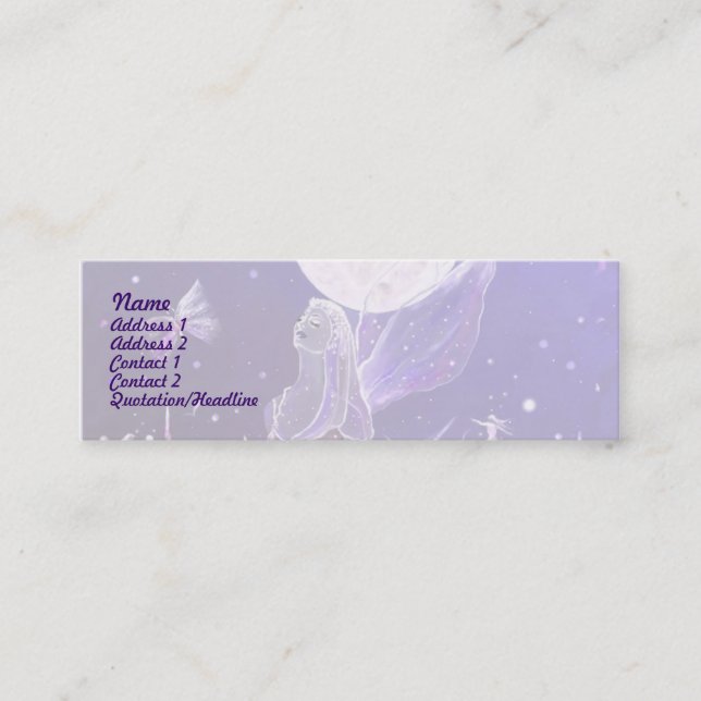 Elemental Kingdom Mini Business Card (Front)