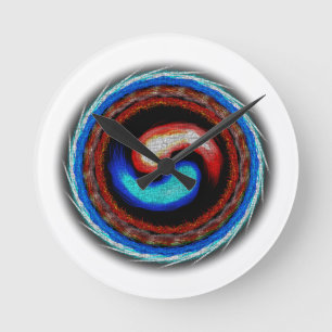 Elemental Korea Round Clock