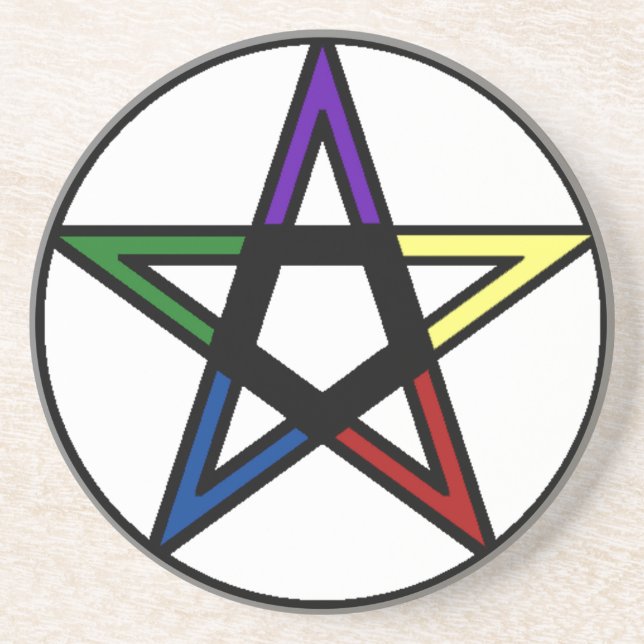 Elemental Pentacle Coaster (Front)
